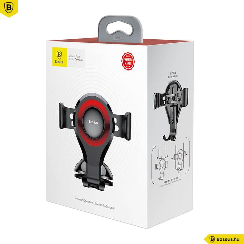 Baseus Osculum Gravity Car Mount Red