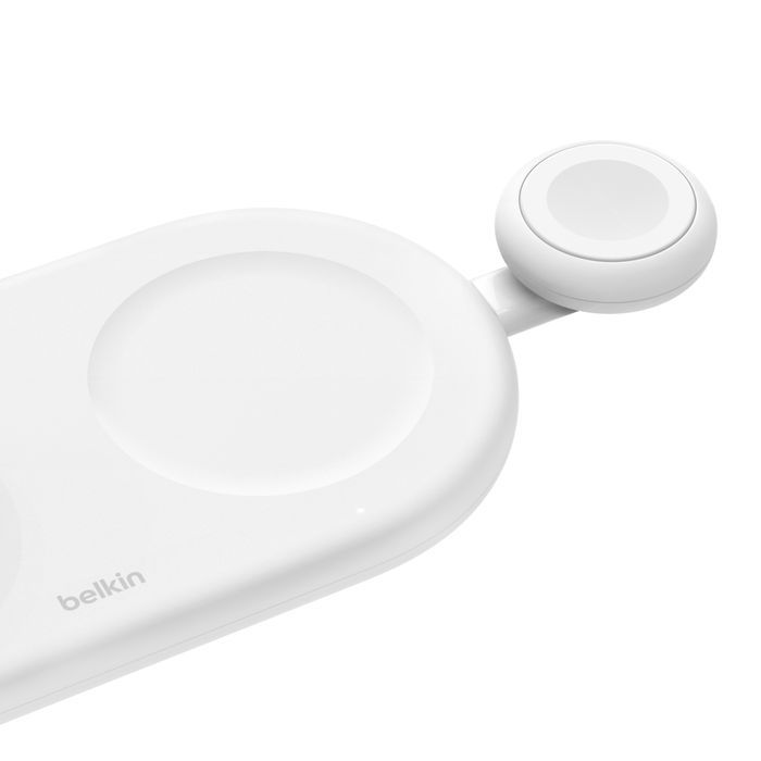 Belkin BoostCharge Portable USB-C Apple Watch Charger White Belkin BoostCharge Portable USB-C Apple Watch Charger White