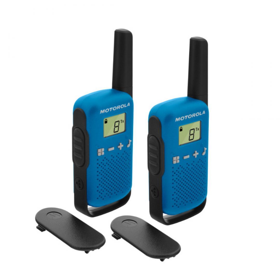 Motorola Talkabout T42 Dual Walkie-Talkie (2 Pcs) Blue
