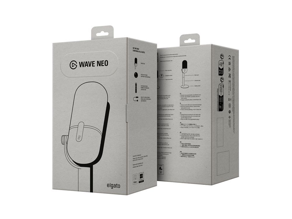 Elgato Corsair Elgato Wave Neo PC/Mac USB mikrofon Elgato Corsair Elgato Wave Neo PC/Mac USB mikrofon