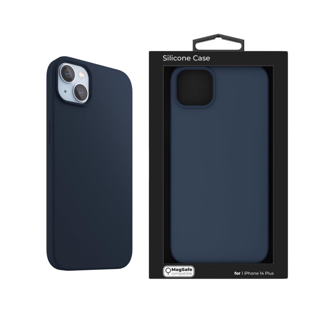 Next One MagSafe Silicone Case iPhone 14 Plus Royal Blue Next One MagSafe Silicone Case iPhone 14 Plus Royal Blue