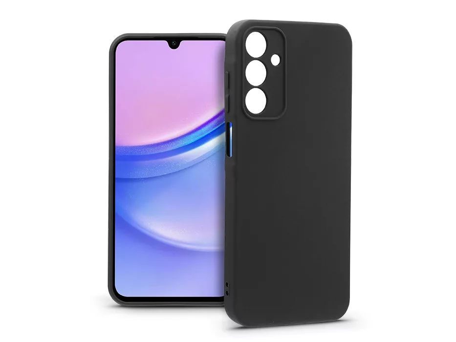 Haffner HF649416 Samsung Galaxy A15 4G/5G fekete szilikon hátlap Black Haffner HF649416 Samsung Galaxy A15 4G/5G fekete szilikon hátlap Black