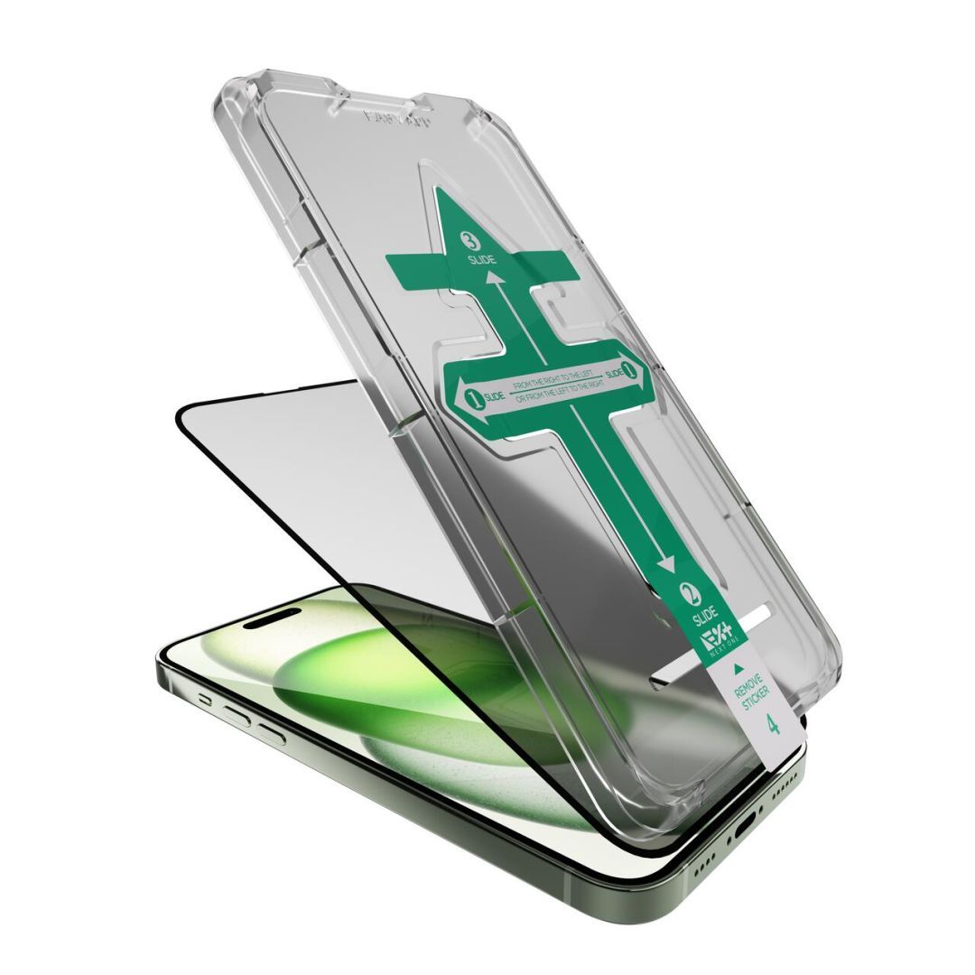 Next One All-rounder Privacy Glass Screen Protector for iPhone 15 Plus Next One All-rounder Privacy Glass Screen Protector for iPhone 15 Plus