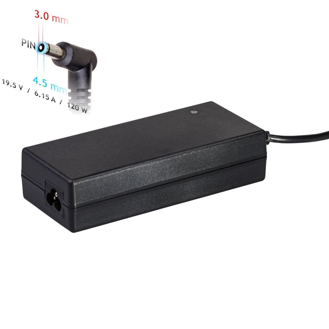 Akyga AK-ND-45 19,5V / 6,15A 120W 4,5x3mm HP hálózati notebook töltő Akyga AK-ND-45 19,5V / 6,15A 120W 4,5x3mm HP hálózati notebook töltő