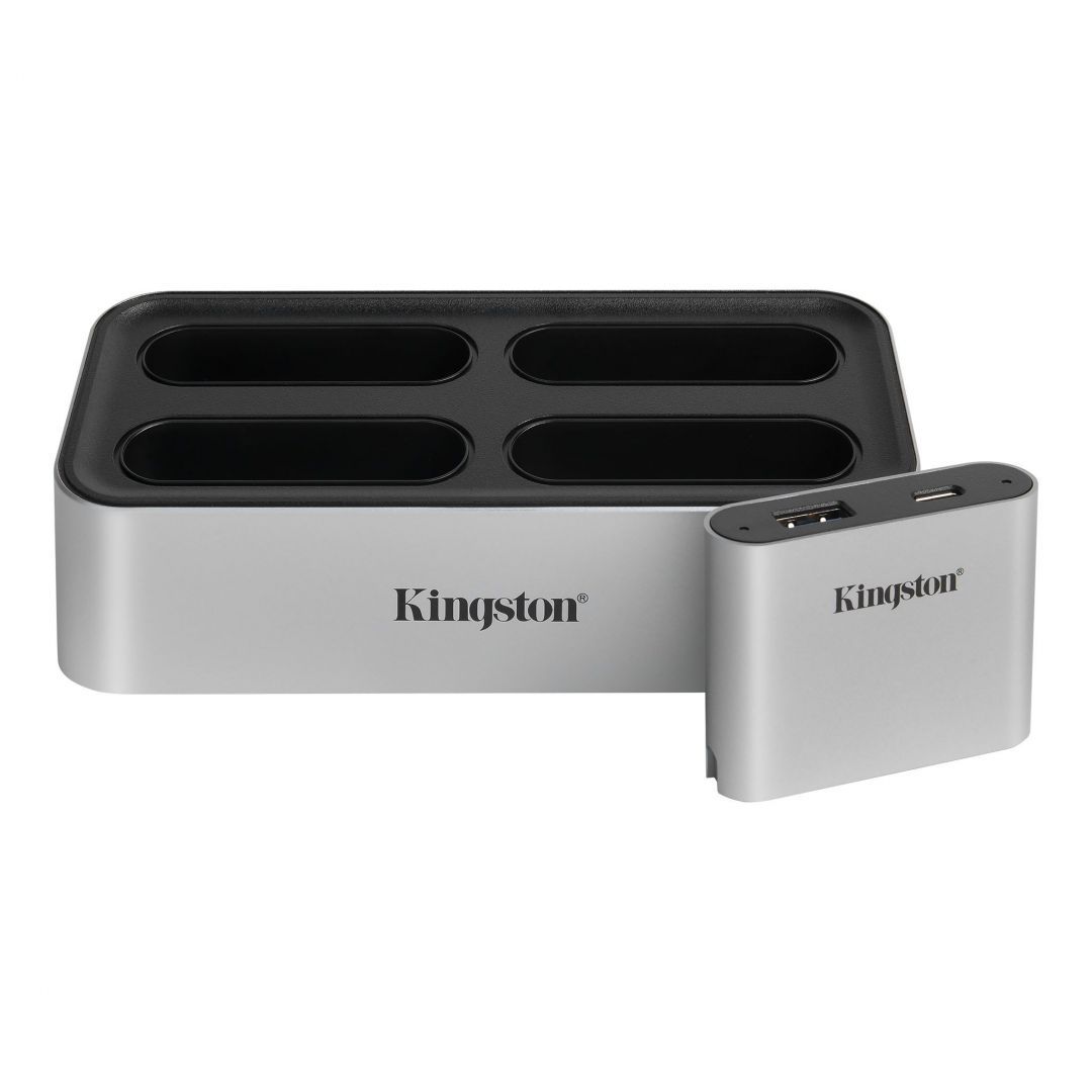 Kingston Workflow USB 3.2 Dock and USB miniHub Silver Kingston Workflow USB 3.2 Dock and USB miniHub Silver