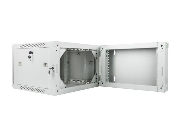 Lanberg 19" 6U Falra szerelhető Rackszekrény Grey Lanberg 19" 6U Falra szerelhető Rackszekrény Grey