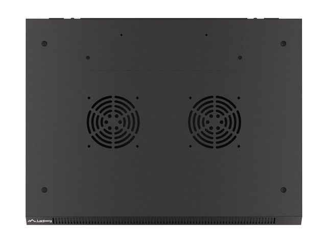 Lanberg 19" 6U Falra szerelhető Rackszekrény Black Lanberg 19" 6U Falra szerelhető Rackszekrény Black