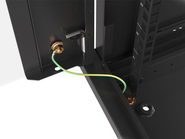 Lanberg 19" 6U Falra szerelhető Rackszekrény Black Lanberg 19" 6U Falra szerelhető Rackszekrény Black