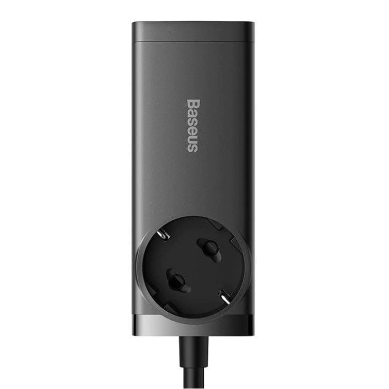 Baseus Powerstrip 100W Elosztó 1DIN Black Baseus Powerstrip 100W Elosztó 1DIN Black