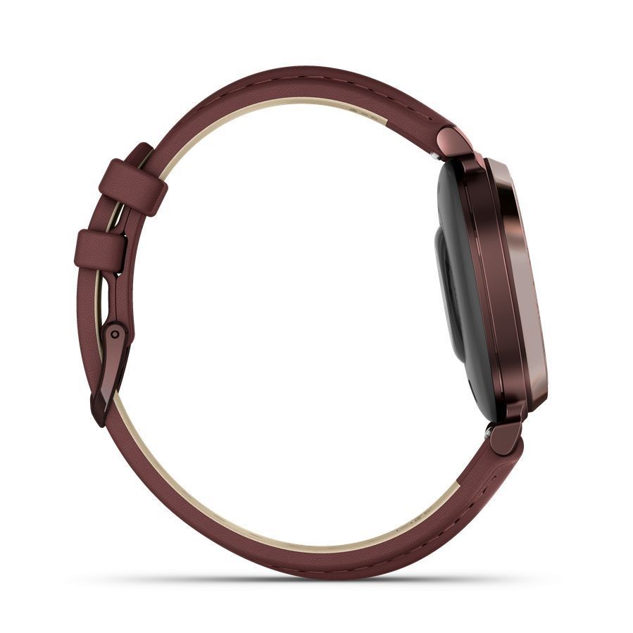 Garmin Lily 2 Classic Dark Bronze with Mulberry Leather Band