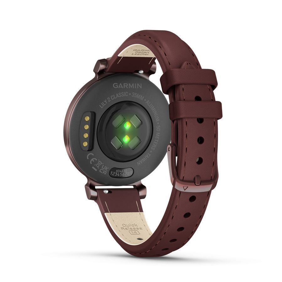 Garmin Lily 2 Classic Dark Bronze with Mulberry Leather Band