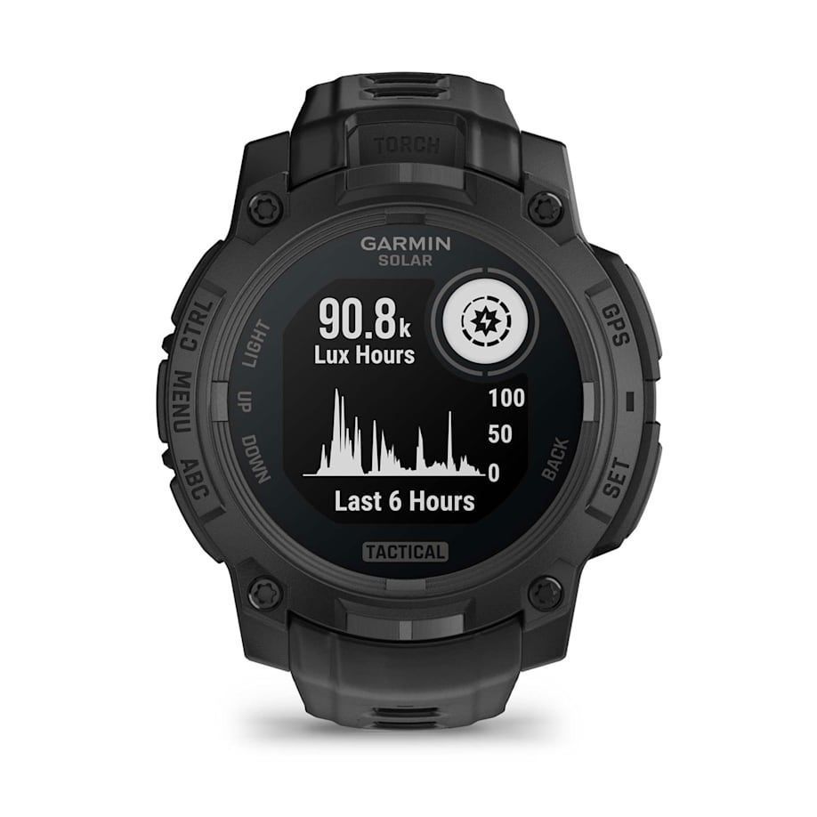 Garmin Instinct 3 45mm Solar Tactical Edition Black with Black Band Garmin Instinct 3 45mm Solar Tactical Edition Black with Black Band