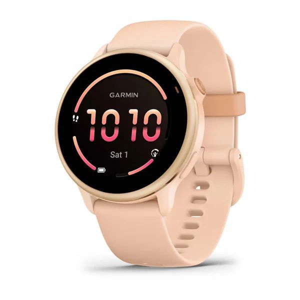 Garmin Vívoactive 6 Metallic Pink Dawn with Pink Dawn Band