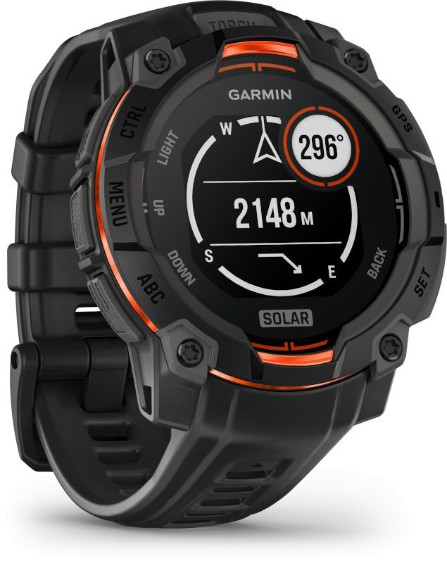 Garmin Instinct 3 45mm Solar Black with Black Band Garmin Instinct 3 45mm Solar Black with Black Band