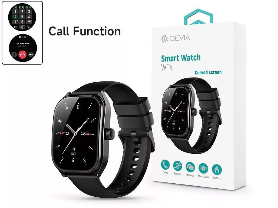 Devia WT4 Smart Watch Black Devia WT4 Smart Watch Black