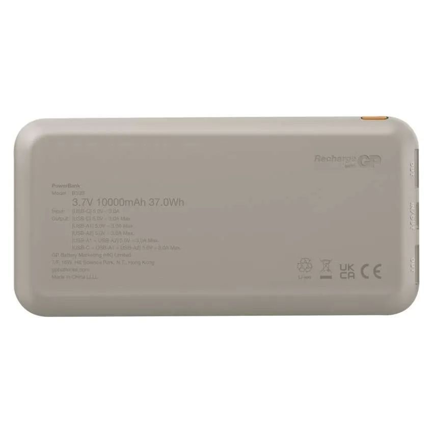 GP B+ Series 10000mAh PowerBank Beige