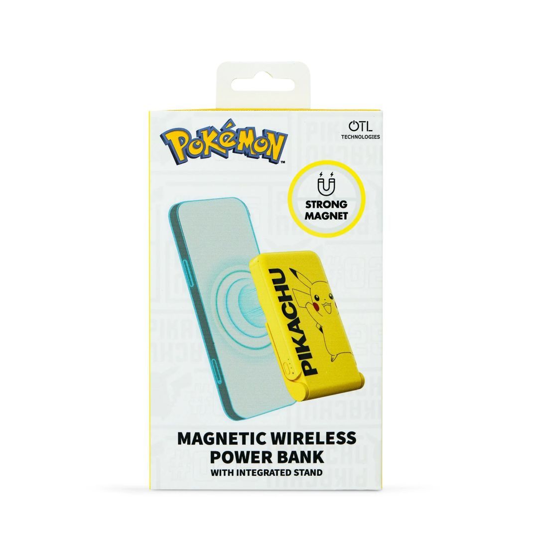OTL Technologies Pokémon Pikachu 5000mAh Magnetic Wireless PowerBank Yellow OTL Technologies Pokémon Pikachu 5000mAh Magnetic Wireless PowerBank Yellow