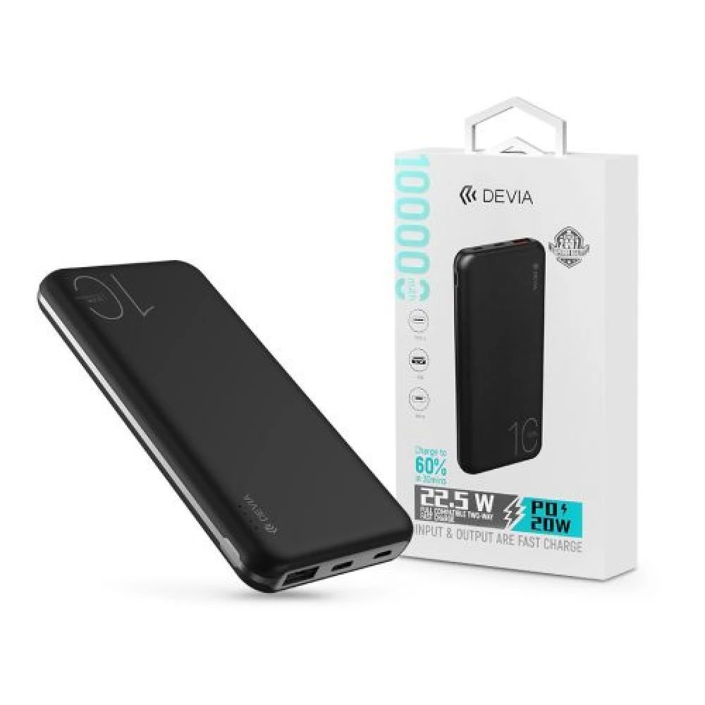 Devia Smart Series 10000mAh PowerBank Black Devia Smart Series 10000mAh PowerBank Black