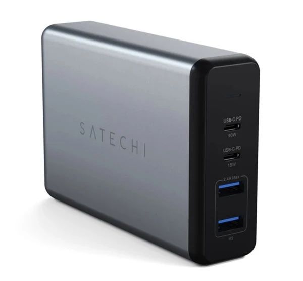 Satechi 108W Pro USB-C PD Desktop Charger Grey Satechi 108W Pro USB-C PD Desktop Charger Grey