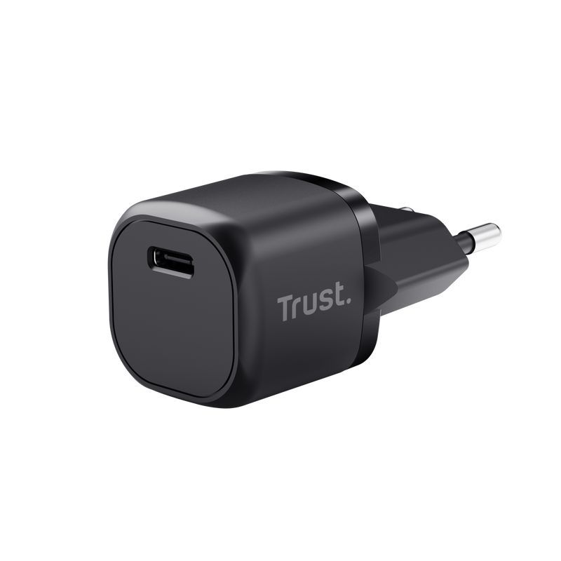 Trust Maxo Ultra Small 20W USB-C PD Charger Black Trust Maxo Ultra Small 20W USB-C PD Charger Black
