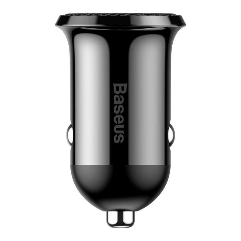 Baseus Grain Pro 2x USB 4.8A autós töltő Black Baseus Grain Pro 2x USB 4.8A autós töltő Black