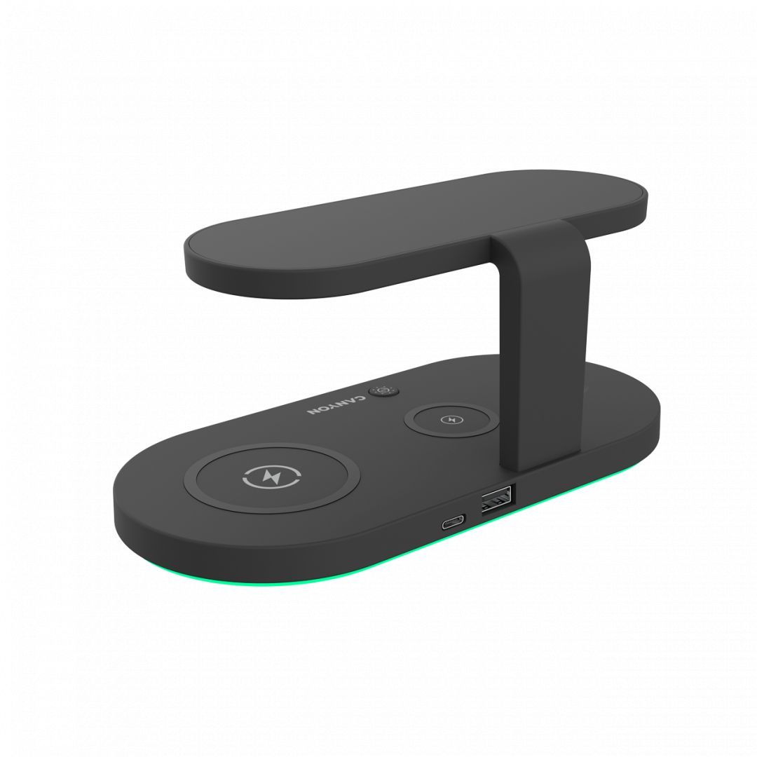 Canyon WS-501 5-in-1 Wireless Charging Station Black Canyon WS-501 5-in-1 Wireless Charging Station Black
