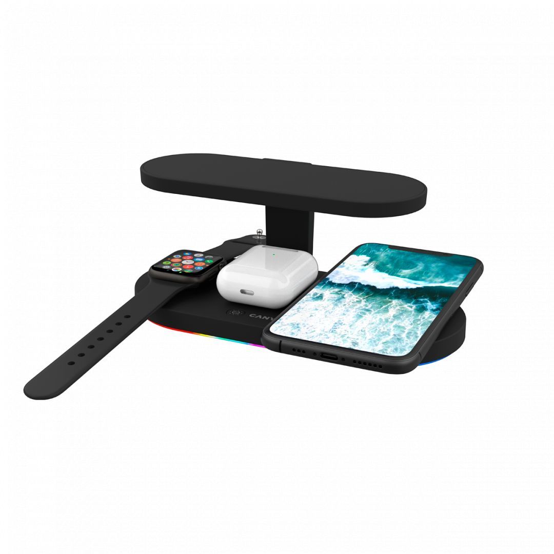 Canyon WS-501 5-in-1 Wireless Charging Station Black Canyon WS-501 5-in-1 Wireless Charging Station Black