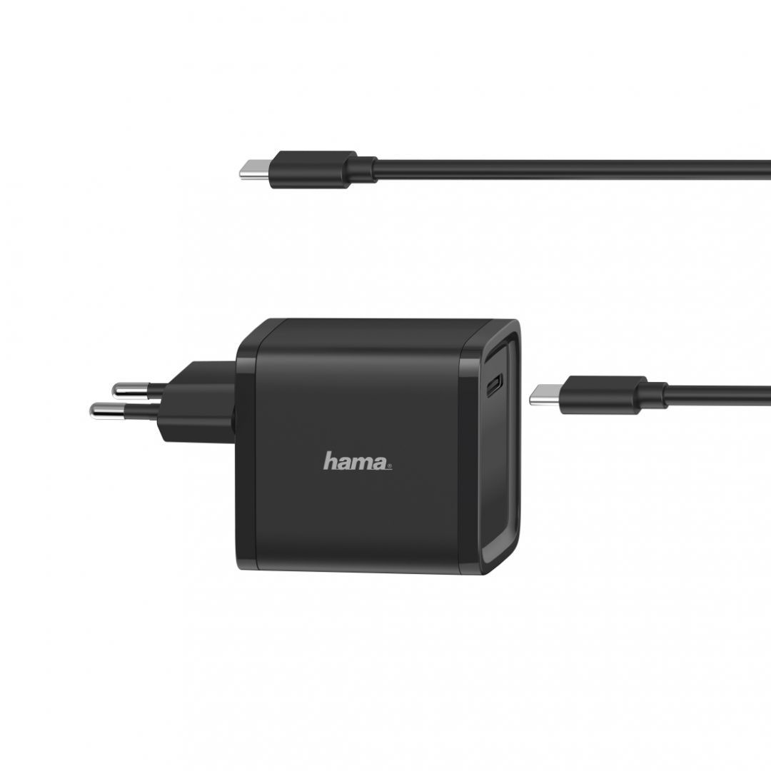 Hama Universal USB-C Power Supply Unit Power Delivery 45W Black Hama Universal USB-C Power Supply Unit Power Delivery 45W Black
