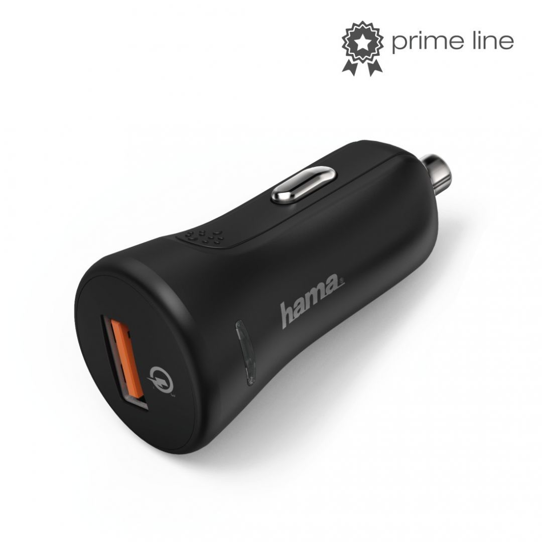 Hama Qualcomm Quick Charge 3.0 Car Charger Black Hama Qualcomm Quick Charge 3.0 Car Charger Black