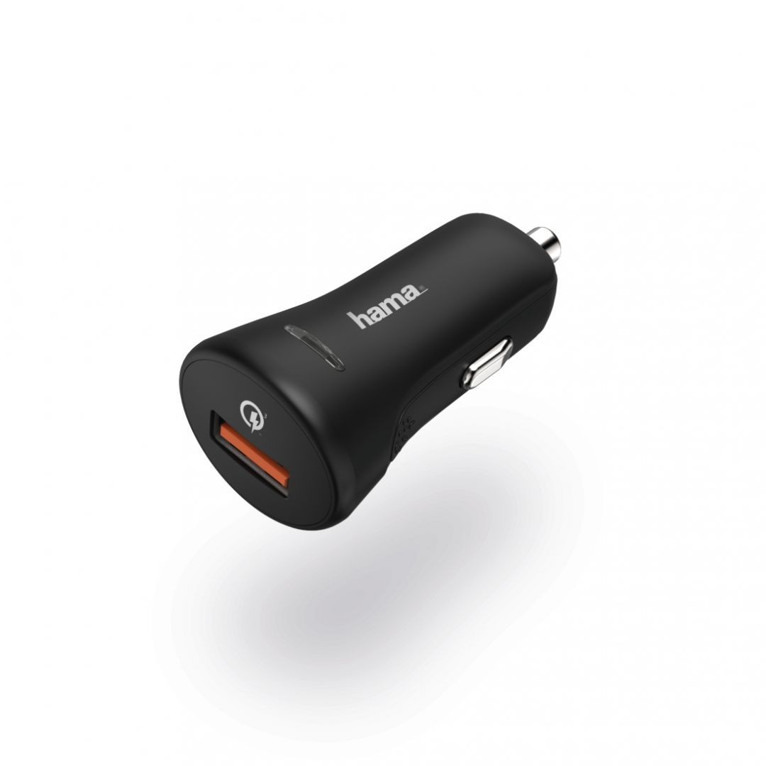 Hama Qualcomm Quick Charge 3.0 Car Charger Black Hama Qualcomm Quick Charge 3.0 Car Charger Black