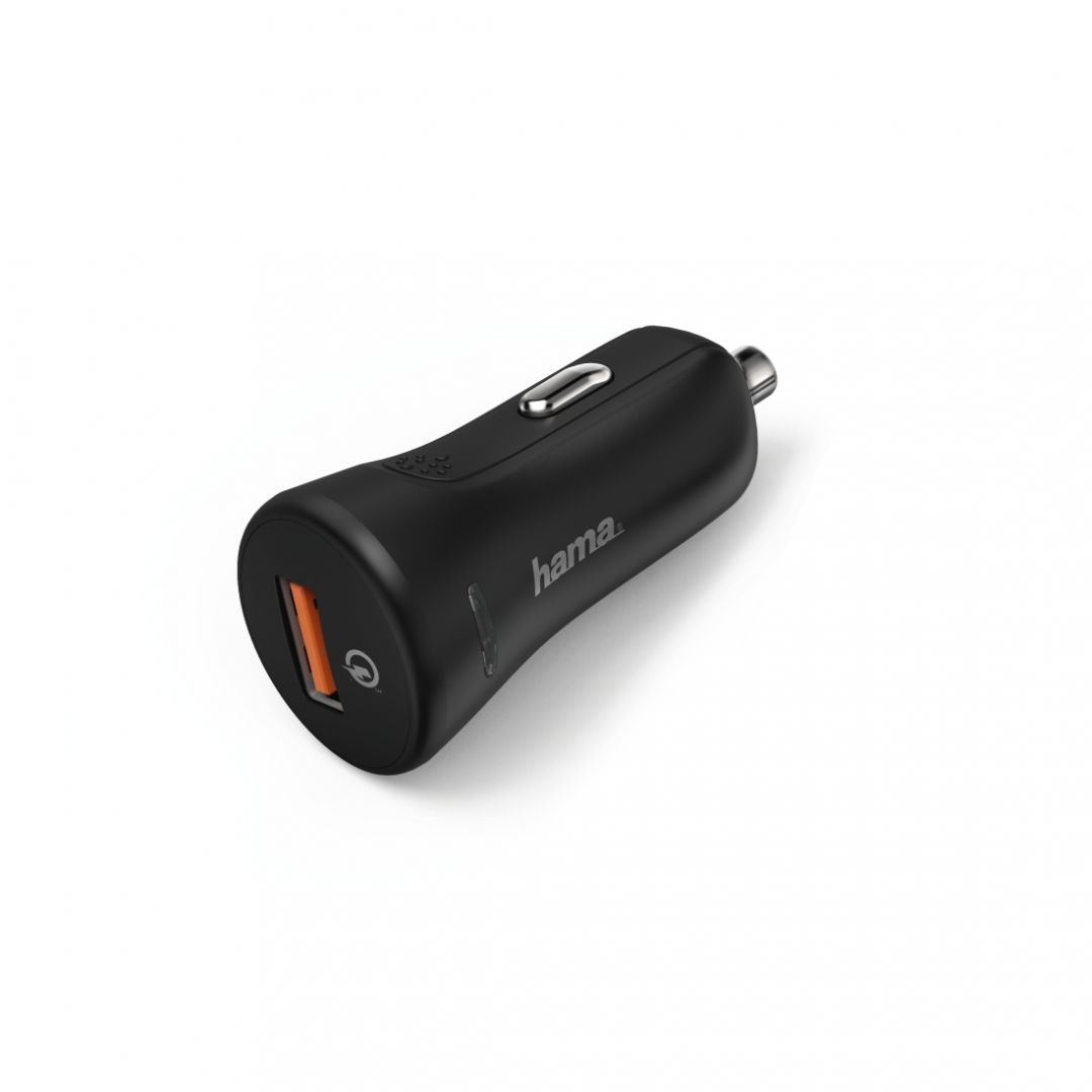 Hama Qualcomm Quick Charge 3.0 Car Charger Black Hama Qualcomm Quick Charge 3.0 Car Charger Black