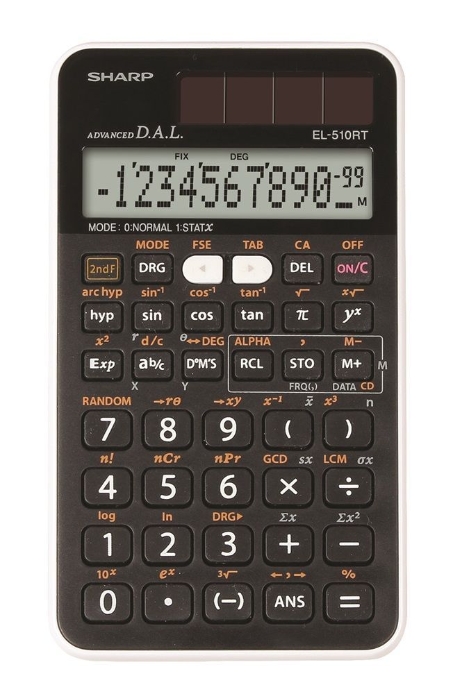 Sharp EL-510RTB Tudományos számológép Black
