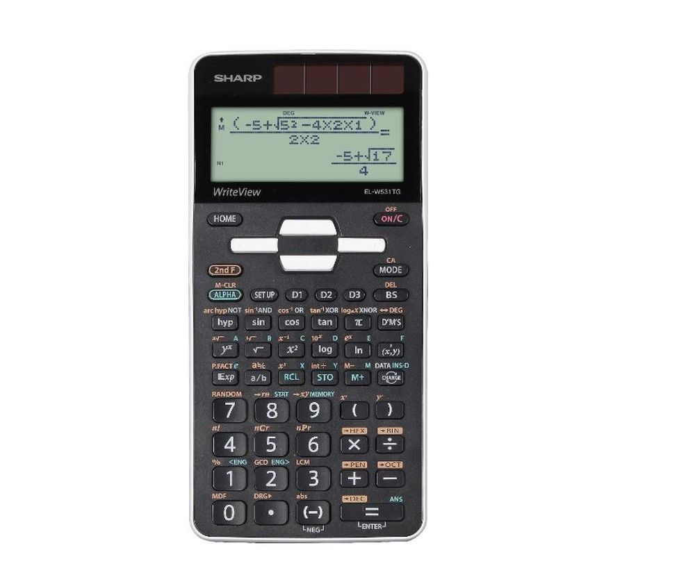 Sharp EL-W531TLBBK Tudományos számológép Black/White Sharp EL-W531TLBBK Tudományos számológép Black/White