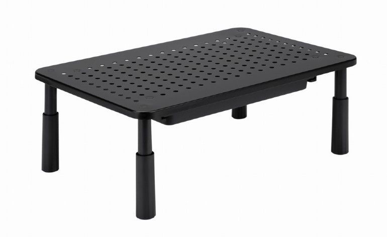 Gembird MS-TABLE-D-01 Adjustable monitor stand with drawer