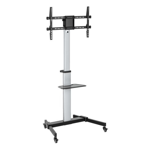 SBOX FS-444 Floor Mobile Mount 37"-86" Silver/Black SBOX FS-444 Floor Mobile Mount 37"-86" Silver/Black