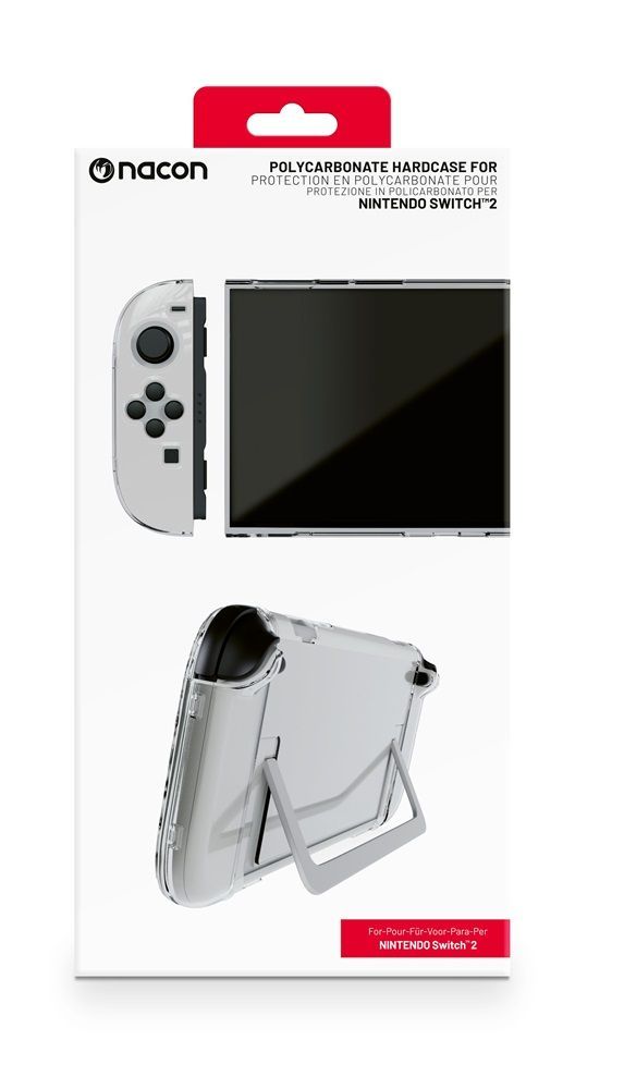 Nacon Nintendo Switch 2 átlátszó védőtok Nacon Nintendo Switch 2 átlátszó védőtok