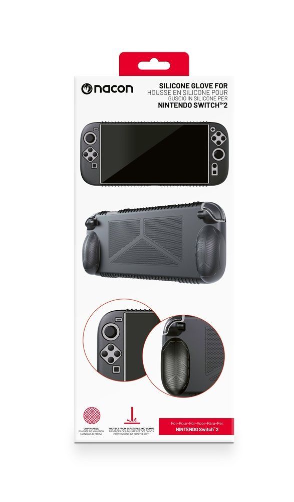 Nacon Nintendo Switch 2 szilikon védőtok Black Nacon Nintendo Switch 2 szilikon védőtok Black