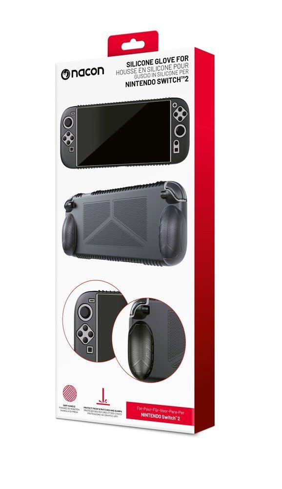Nacon Nintendo Switch 2 szilikon védőtok Black Nacon Nintendo Switch 2 szilikon védőtok Black