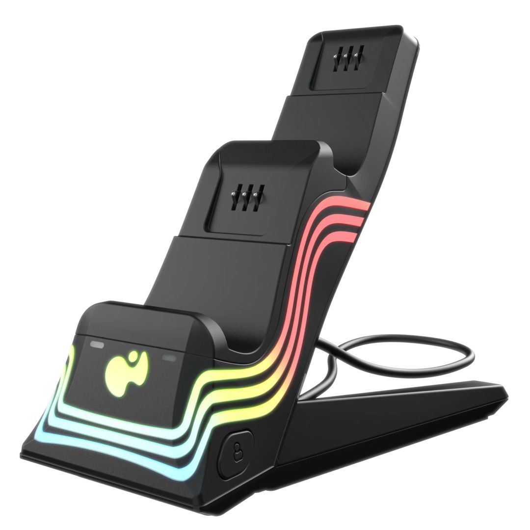 PDP Xbox Series X/S Black Afterglow Wave Dual Charger PDP Xbox Series X/S Black Afterglow Wave Dual Charger