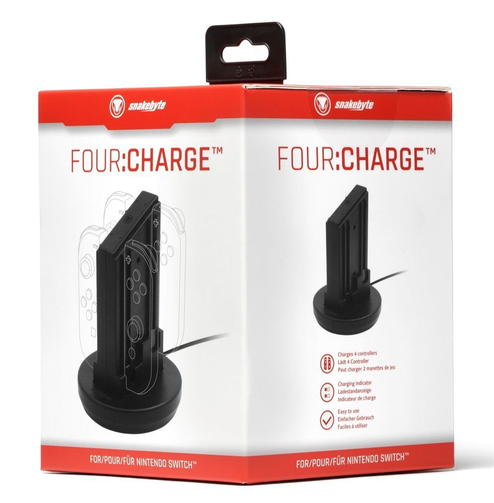 snakebyte Four:Charge (Switch) Black snakebyte Four:Charge (Switch) Black