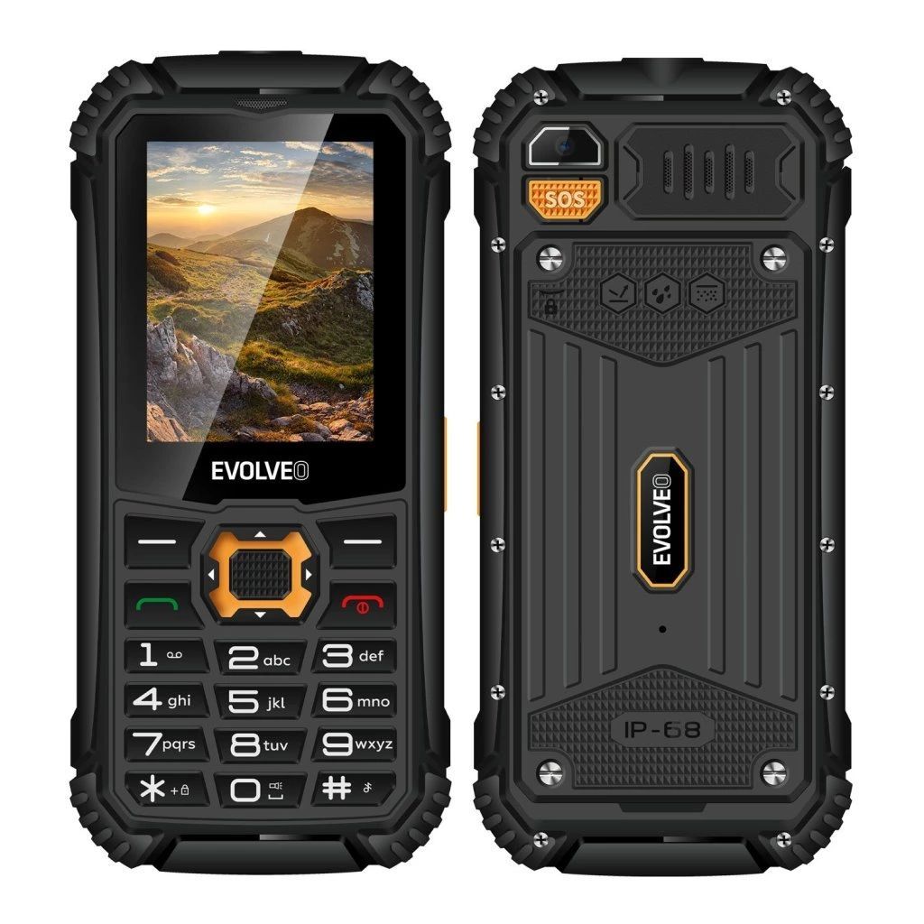 Evolveo StrongPhone Q1 DualSIM Black/Orange Evolveo StrongPhone Q1 DualSIM Black/Orange