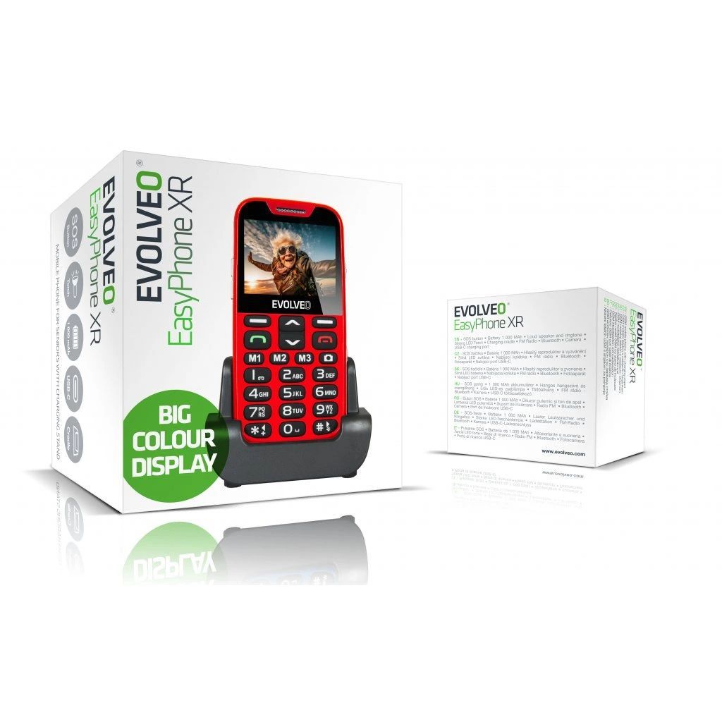 Evolveo EasyPhone EP-601 XR Red Evolveo EasyPhone EP-601 XR Red