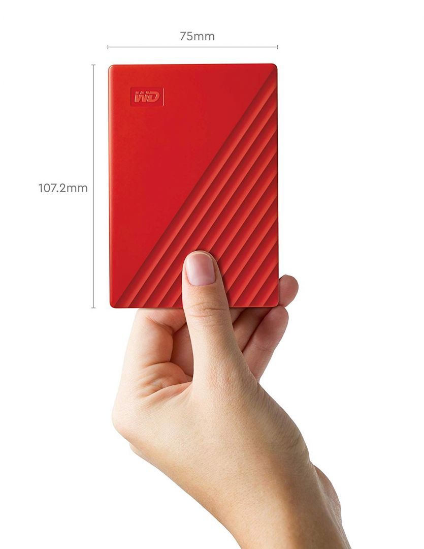 Western Digital 2TB 2,5" USB3.2 My Passport Red Western Digital 2TB 2,5" USB3.2 My Passport Red