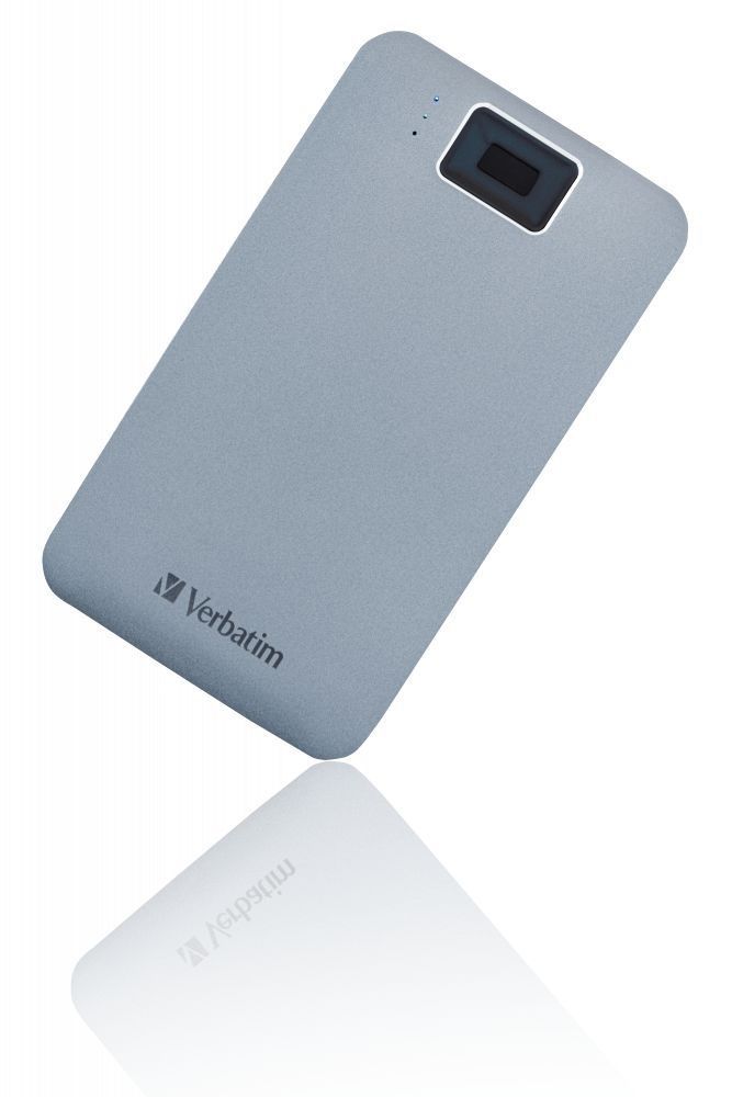 Verbatim 1TB 2,5" Executive Fingerprint Secure USB3.2 Grey Verbatim 1TB 2,5" Executive Fingerprint Secure USB3.2 Grey