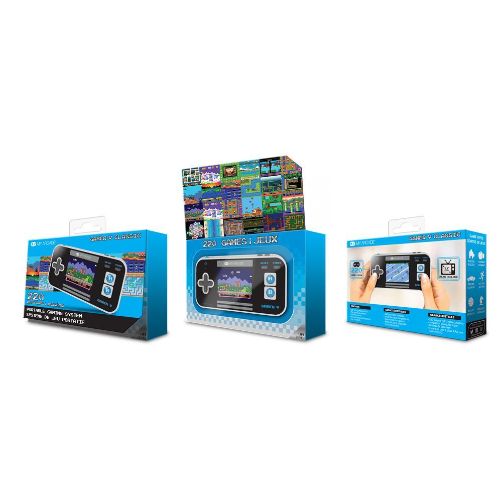 MY ARCADE Gamer V Classic Black/Blue MY ARCADE Gamer V Classic Black/Blue