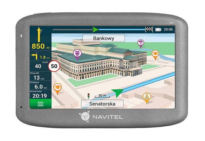 Navitel E505 Magnetic 5" 8GB Európa Térképpel Navitel E505 Magnetic 5" 8GB Európa Térképpel