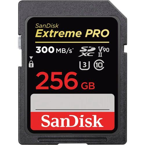 Sandisk 256GB SDXC Extreme Pro Class 10 UHS-II CL10 U3 V90 Sandisk 256GB SDXC Extreme Pro Class 10 UHS-II CL10 U3 V90