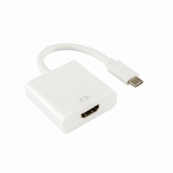 SBOX HDMI Female-> TYPE-C Male Adapter White SBOX HDMI Female-> TYPE-C Male Adapter White