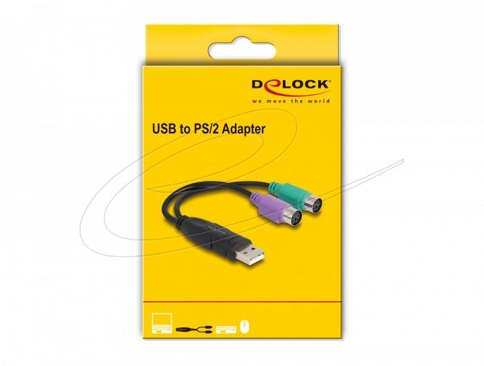 DeLock USB to PS/2 Adapter DeLock USB to PS/2 Adapter