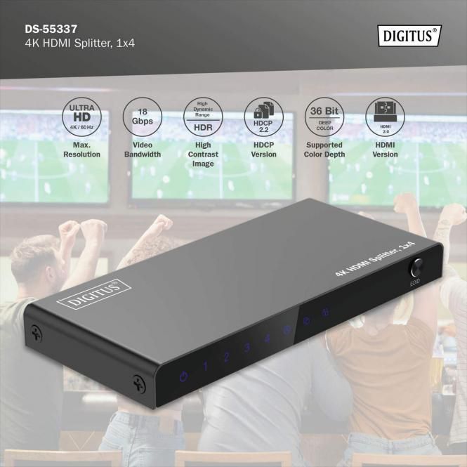 Digitus HDMI Splitter 4K Digitus HDMI Splitter 4K